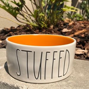 Medium Fall Rae Dunn STUFFED Dog Bowl